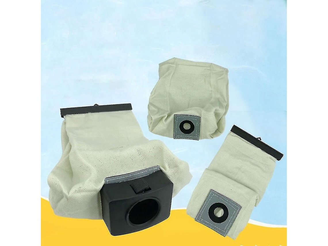 2 sacos de pó compatíveis com acessórios de aspirador de pó não tecido lavável