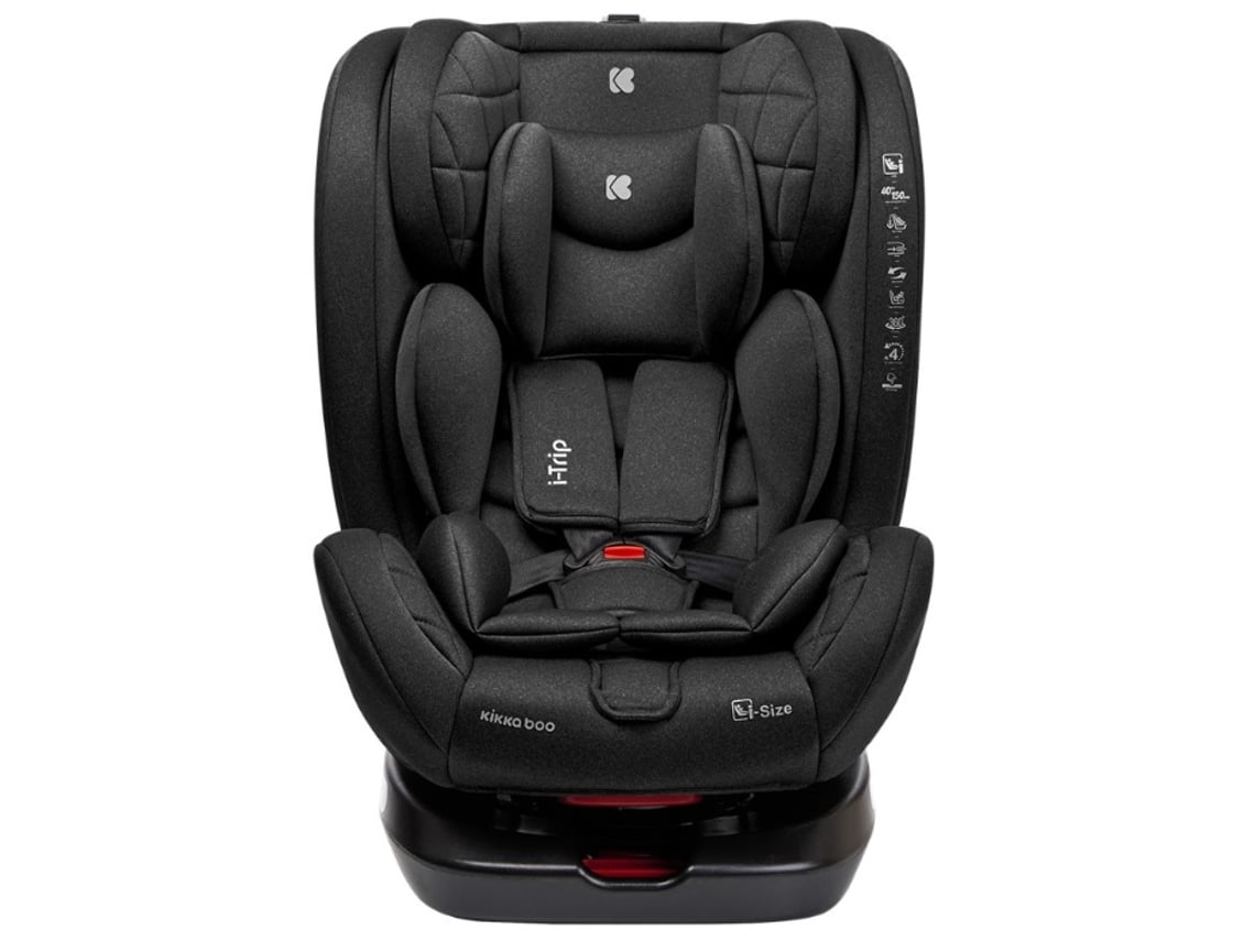 Cadeira Auto I-Size 40-150cm Isofix Rotativa Cinza Itrip KIKKA BOO 1 un