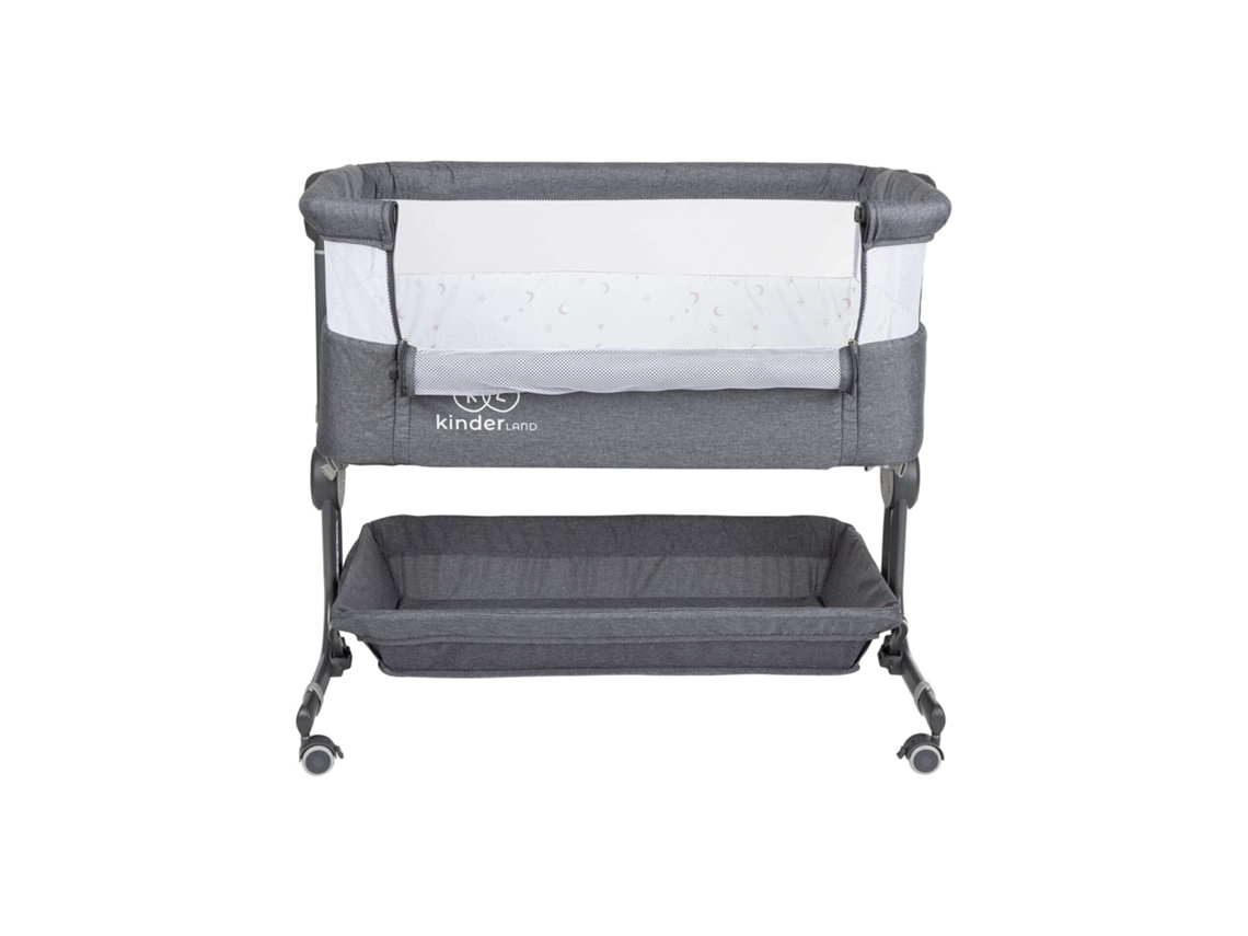 Berço Com Cesto Luxury Cinza