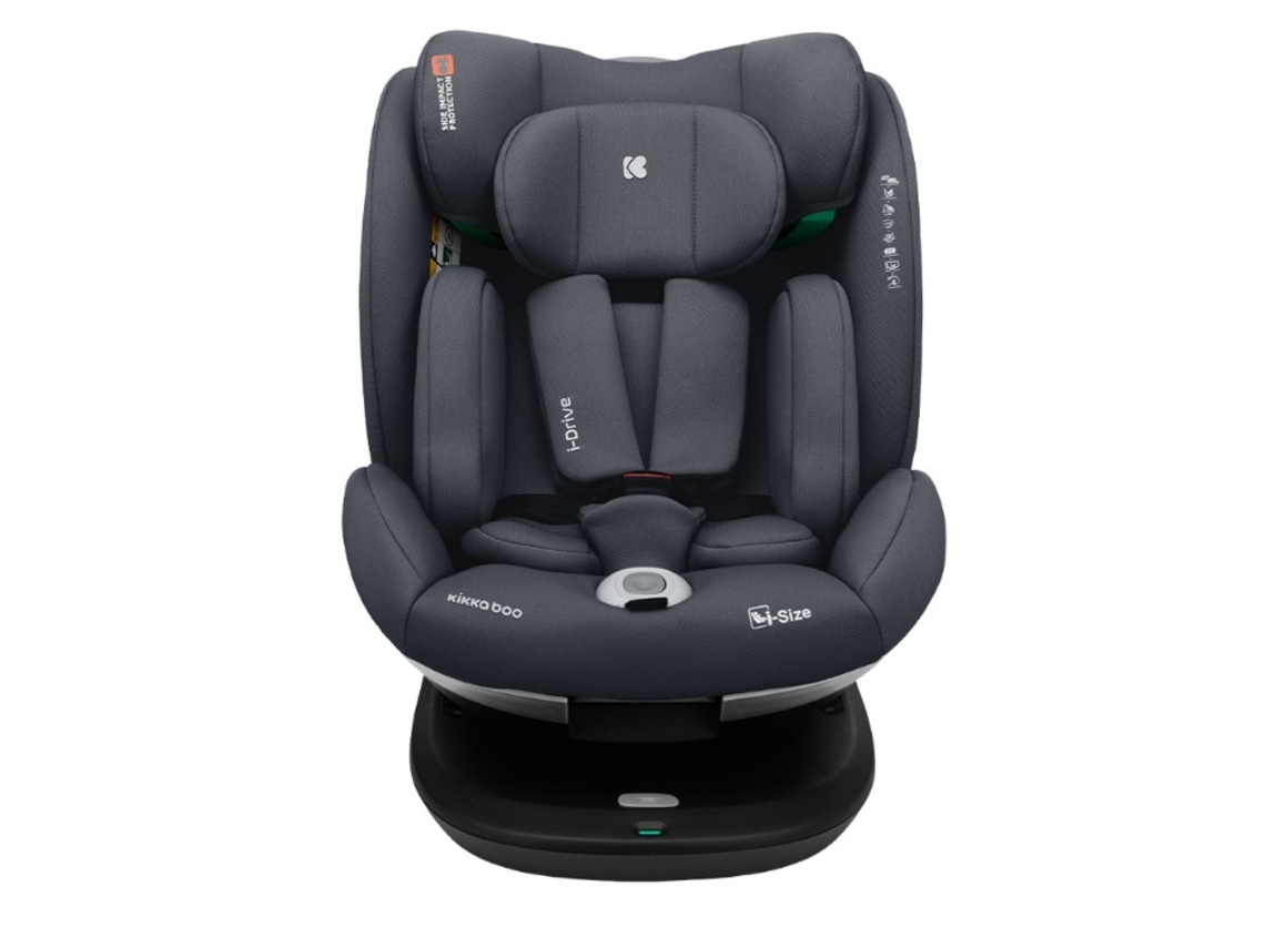 Cadeira auto KIKKA BOO i-Drive i-SIZE 40-150 cm Cinzento escuro