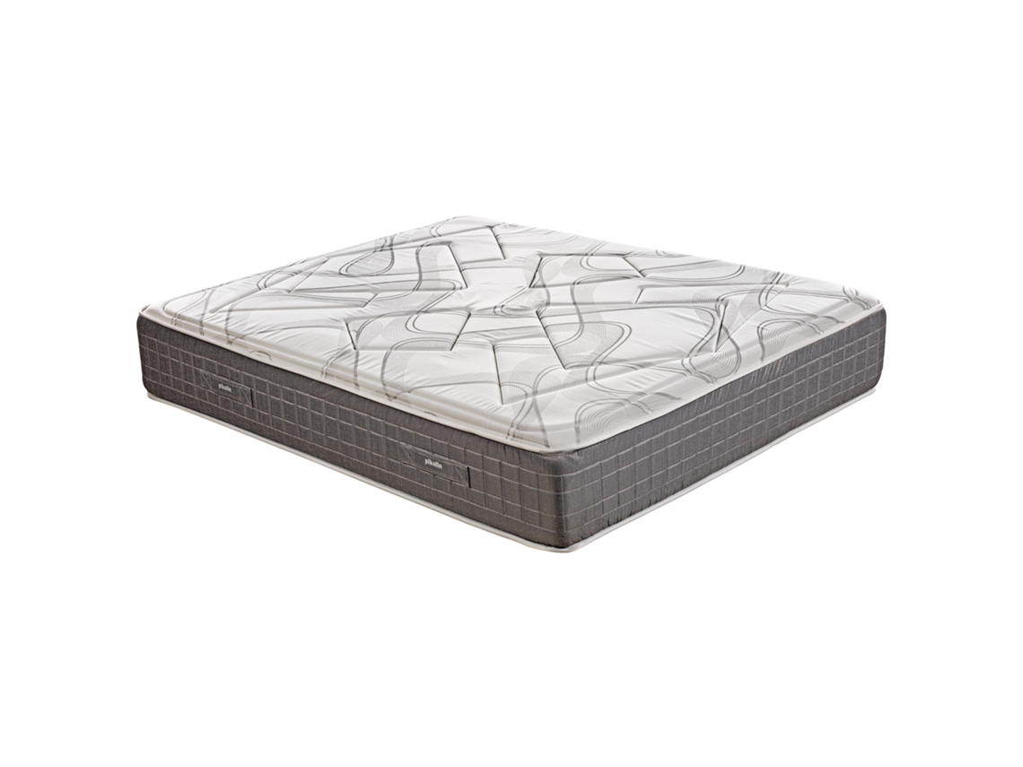 Colchão 180 X 200 Cm Sommier e Almofada | PIKOLIN Saturn | Branco |