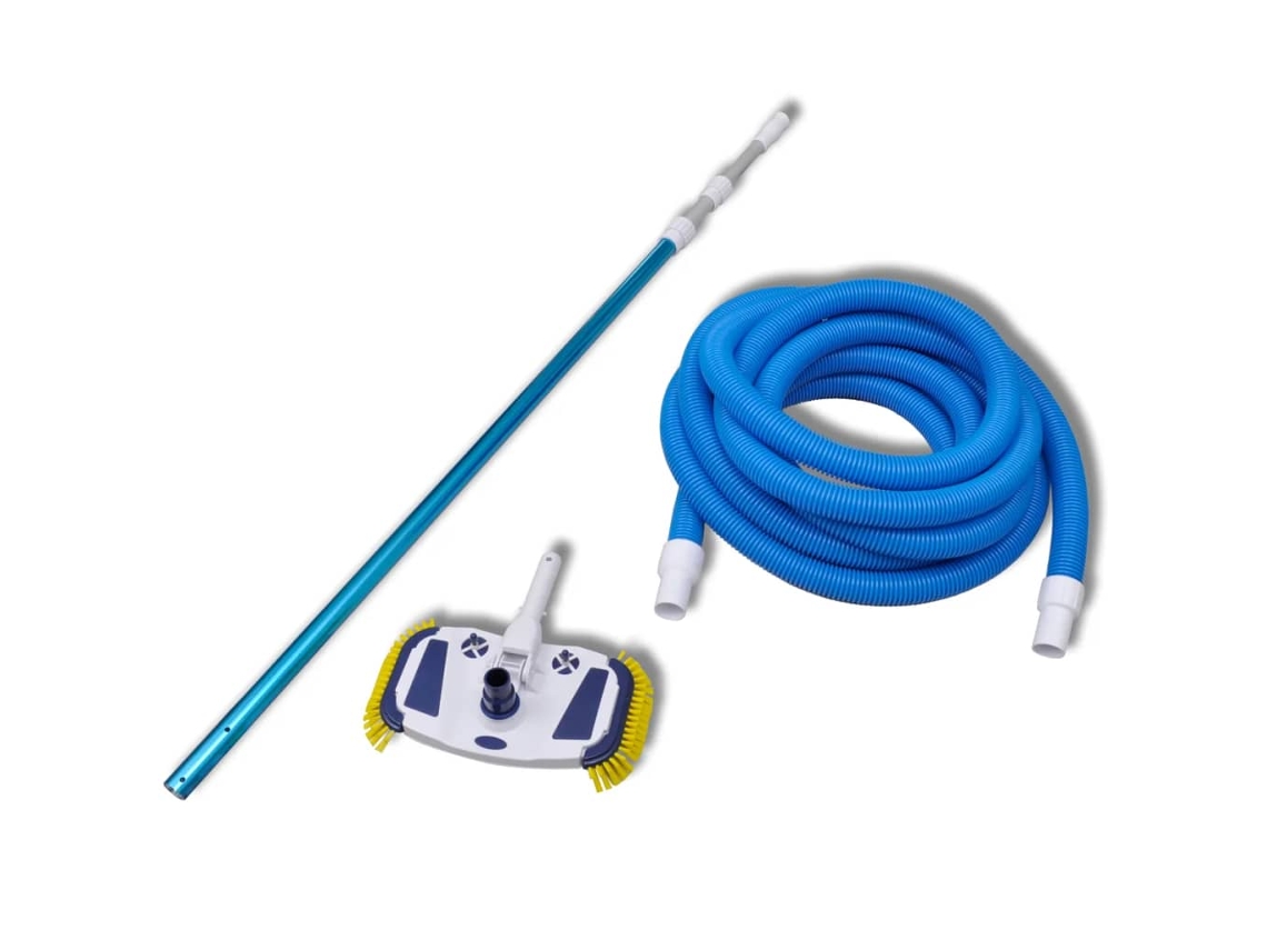 Aspirador Limpeza Piscina (com Cabo Telescópico E Mangueira)