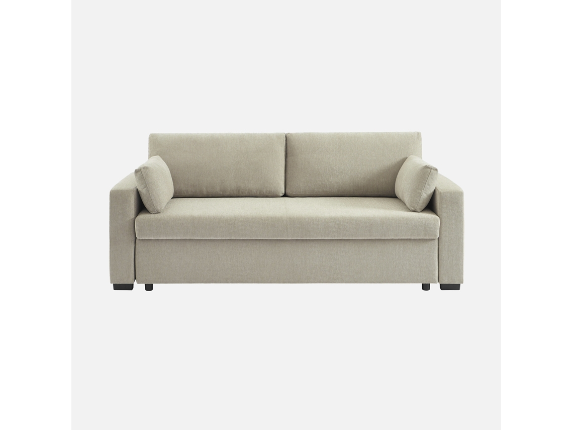 Sofá Cama Conversível De 3 Lugares, Beige Sweeek