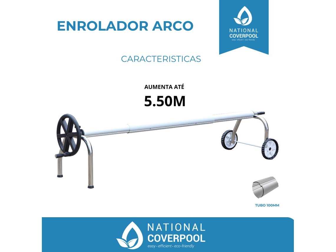 Enrolador De Arco Tubo 100mm - 4,20 A 5,50m