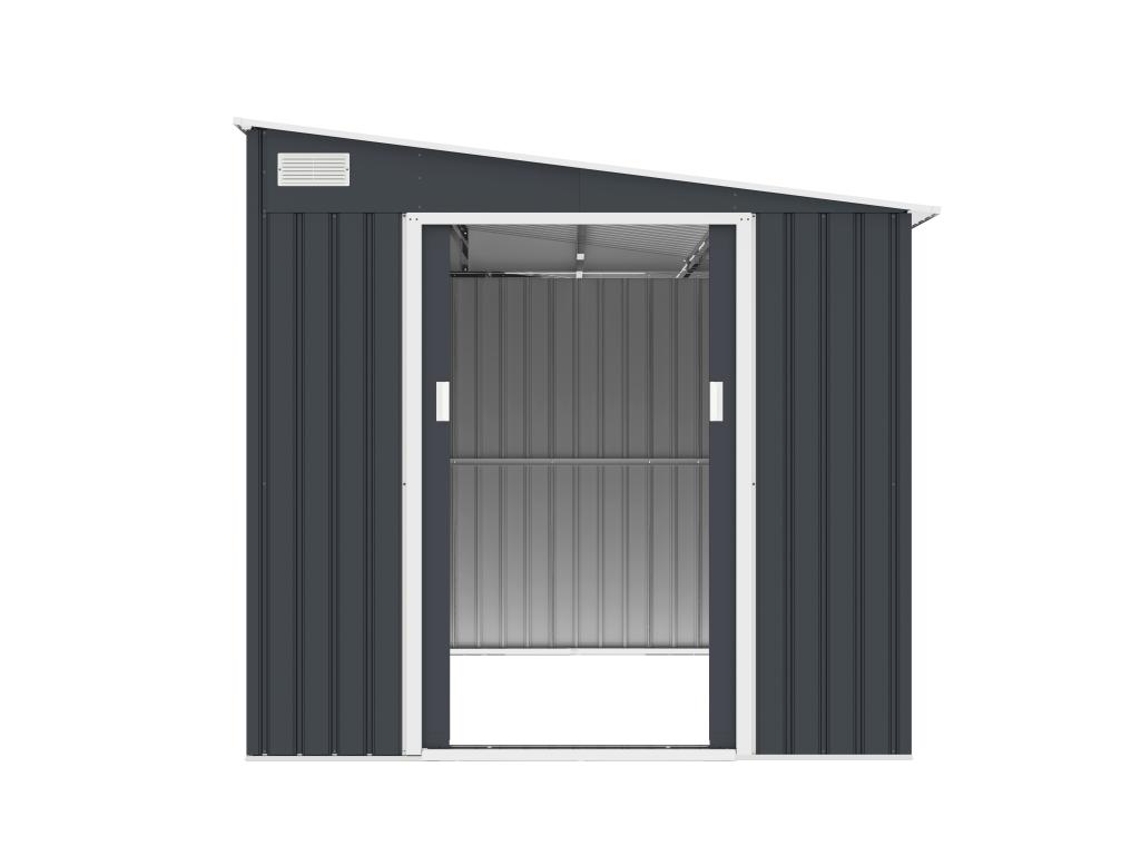 Abrigo de Metal VENTE UNIQUE (203x245x193 cm - - Cinzento)