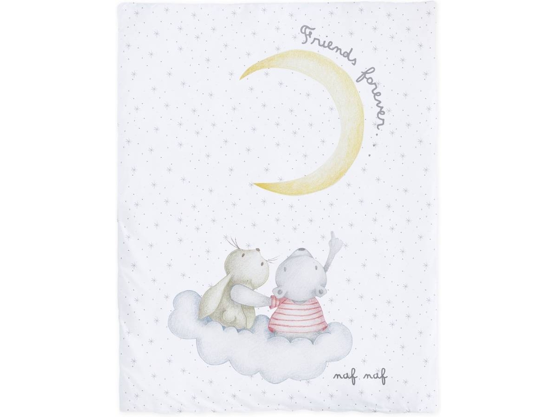 Berço NAF NAF Rabbit & Moon Cinzento (60 x 120 cm)