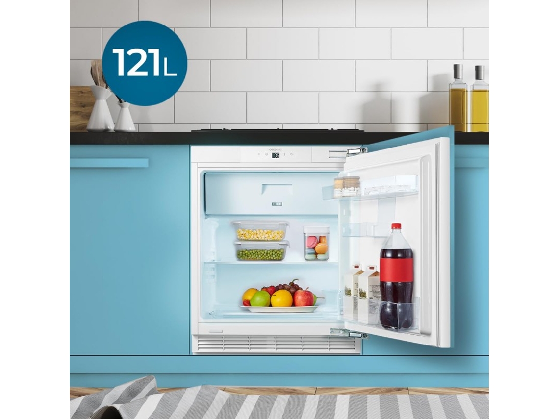 Frigorífico Encastrável com 121 L de Capacidade Classe e E Fast Freezing CECOTEC