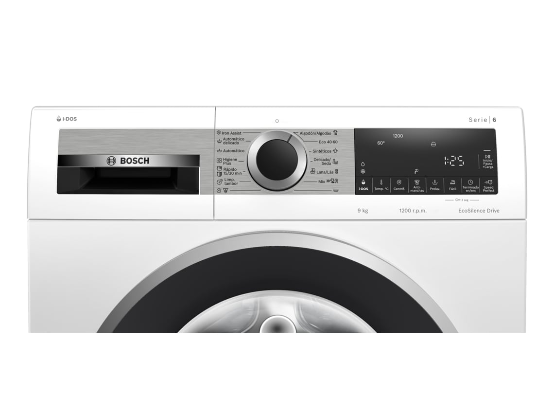 Máquina de Lavar Roupa BOSCH i-Dos WGG242F0ES (9 kg - 1200 rpm - Branco)