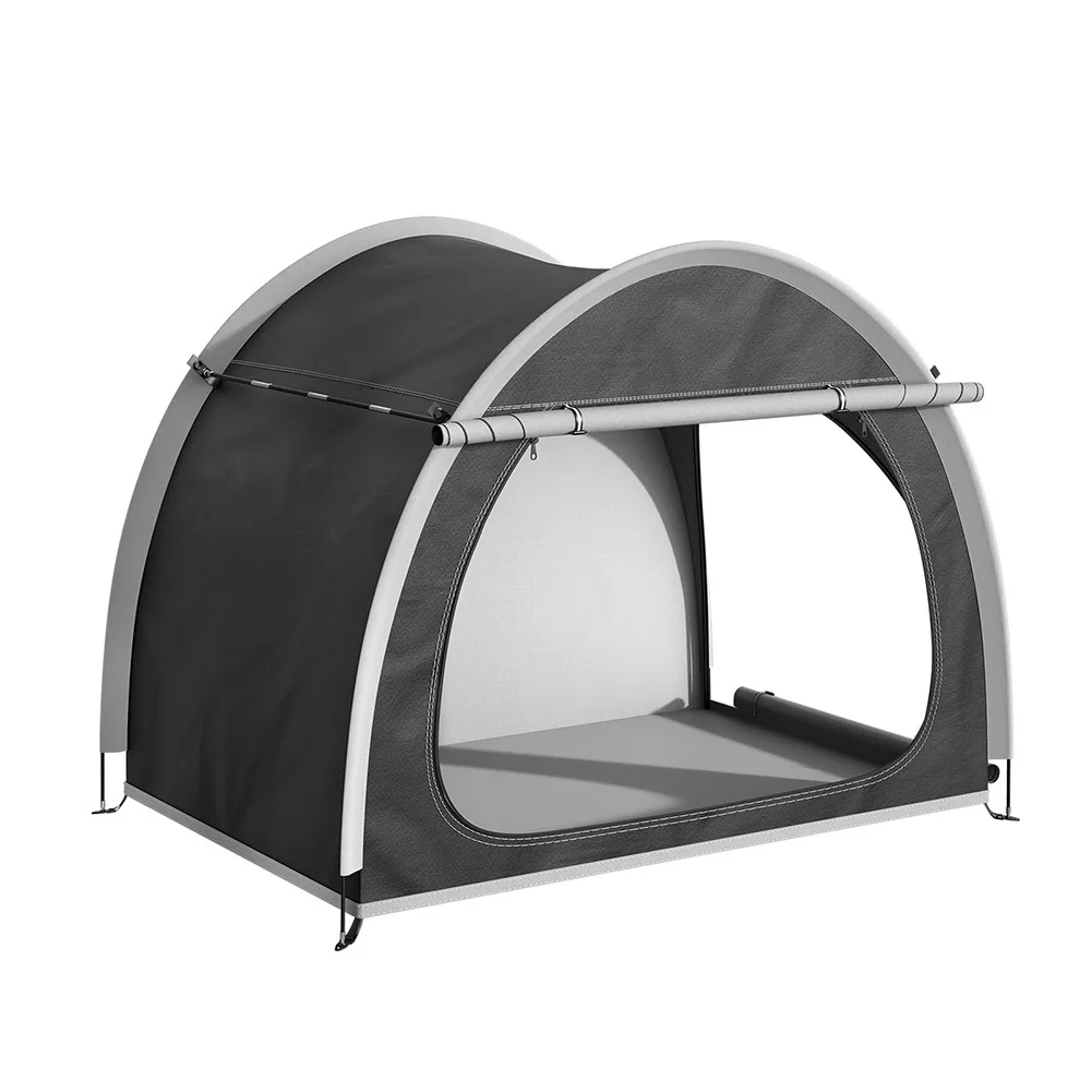 Tenda Para Armazenamento De Bicicletas, Tecido Impermeã¡vel, Design Espaã§oso, Preto