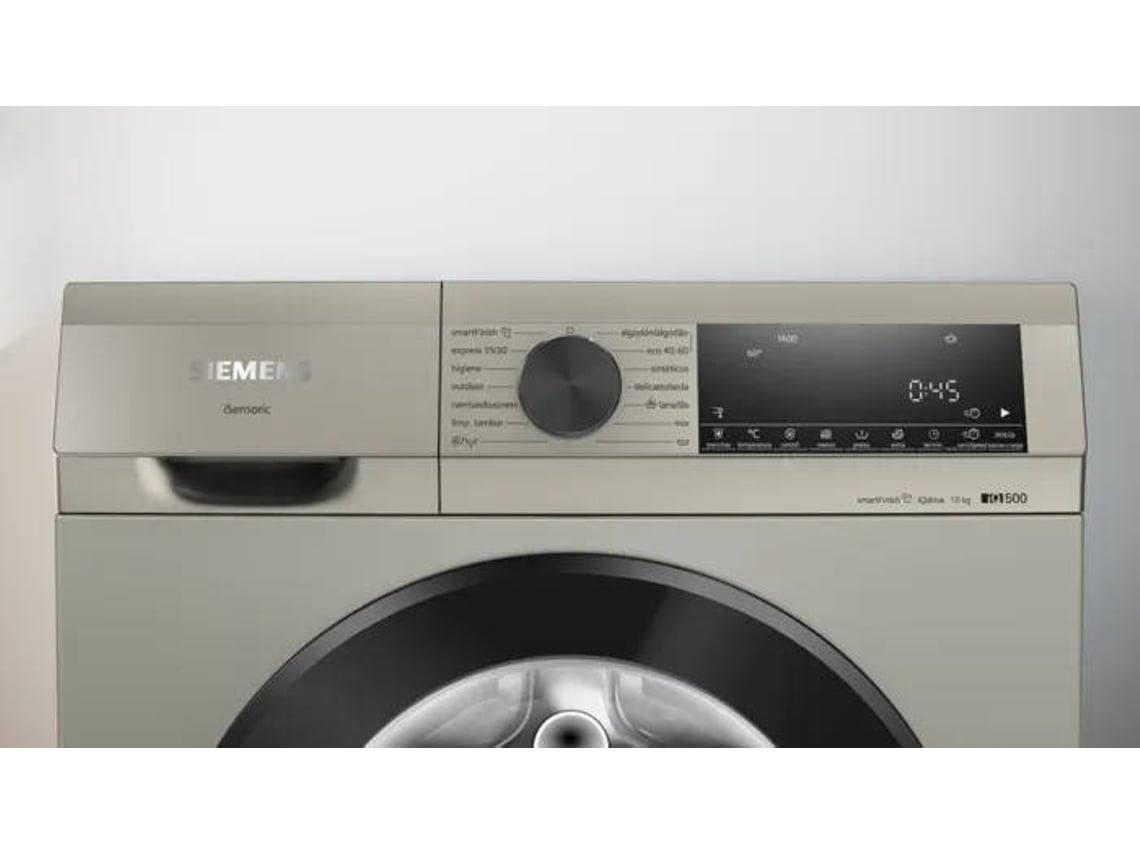 Máquina de Lavar Roupa SIEMENS WG54G2ZPES (10 kg - 1400 rpm - Inox)