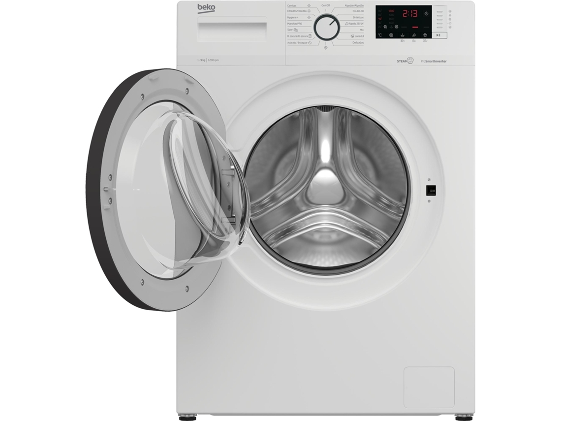 Máquina de Lavar Roupa BEKO Wra 9612 Xswr9 kg 1200 Rpm Branco