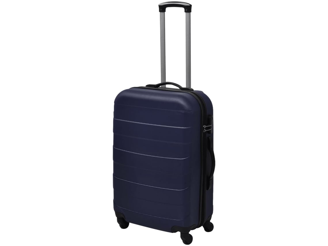 Conjunto de 3 Malas de Viagem VIDAXL Azul (45.5x30x20cm)
