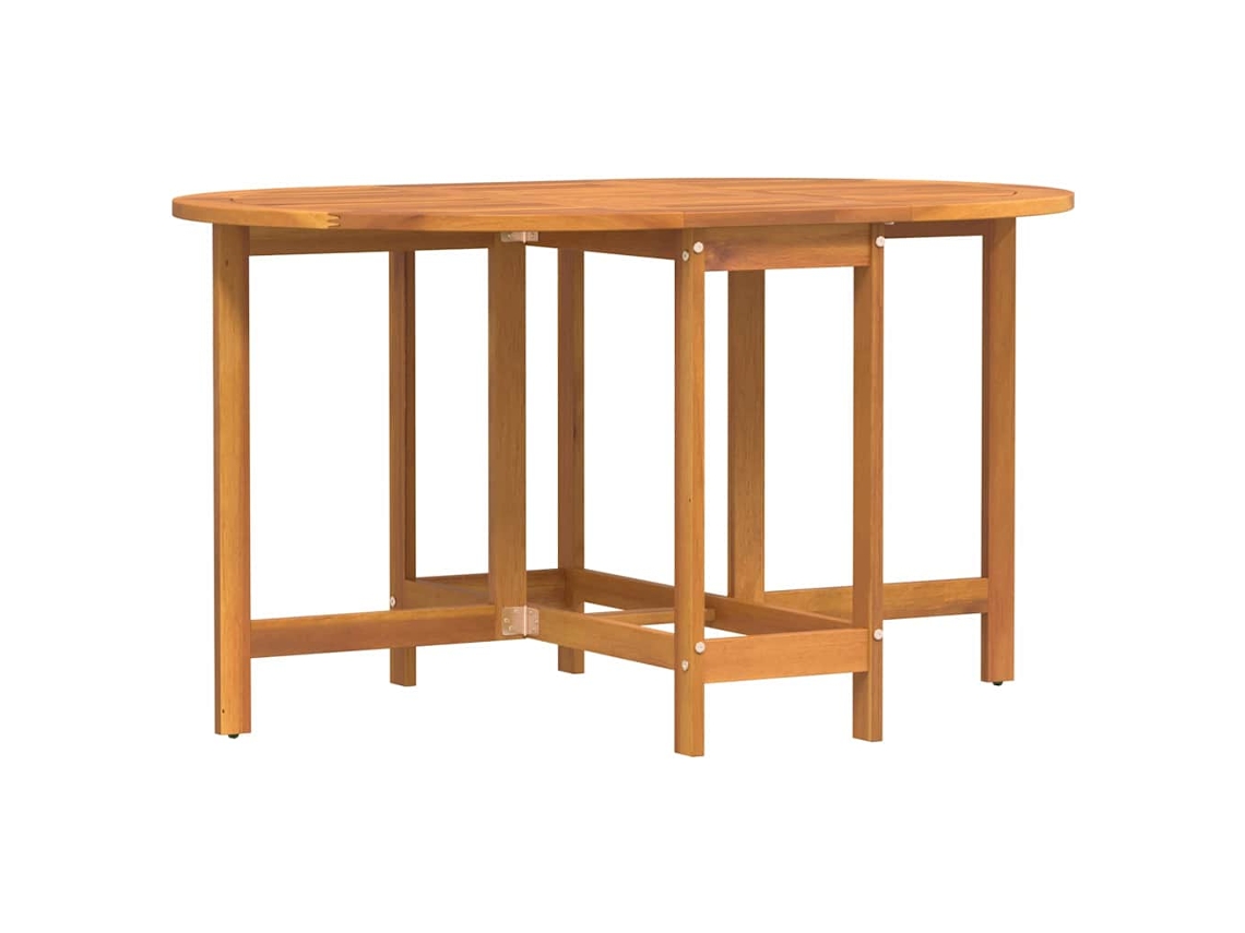 Mesa De Jardim Borboleta Dobrável Castanho 110x60x72 Cm Acácia Maciça