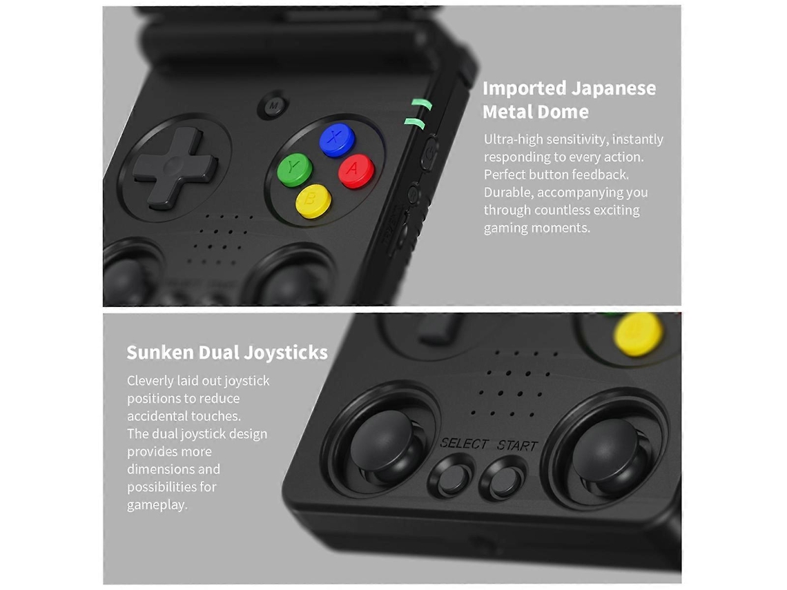 Console De Jogo Portátil Rg34xxsp Flip Tela Ips De 3,4 Polegadas,b Nostalgia88