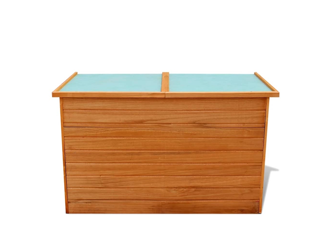 Caixa de Arrumação para Jardim 126X72X72 Cm Madeira PANGSHIYUAN