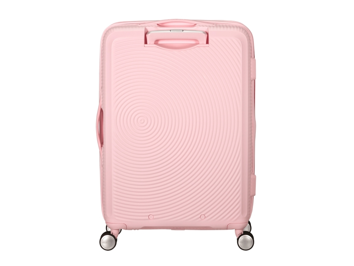 At Mala De Viagem Média 67cm 4r Exp. Soundbox Rosa Pastel American Tourister