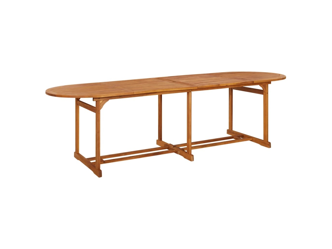 Mesa De Jantar P/ Jardim Mesa Para Exterior 280x90x75 Cm Madeira De Acácia Maciça Lovely Home