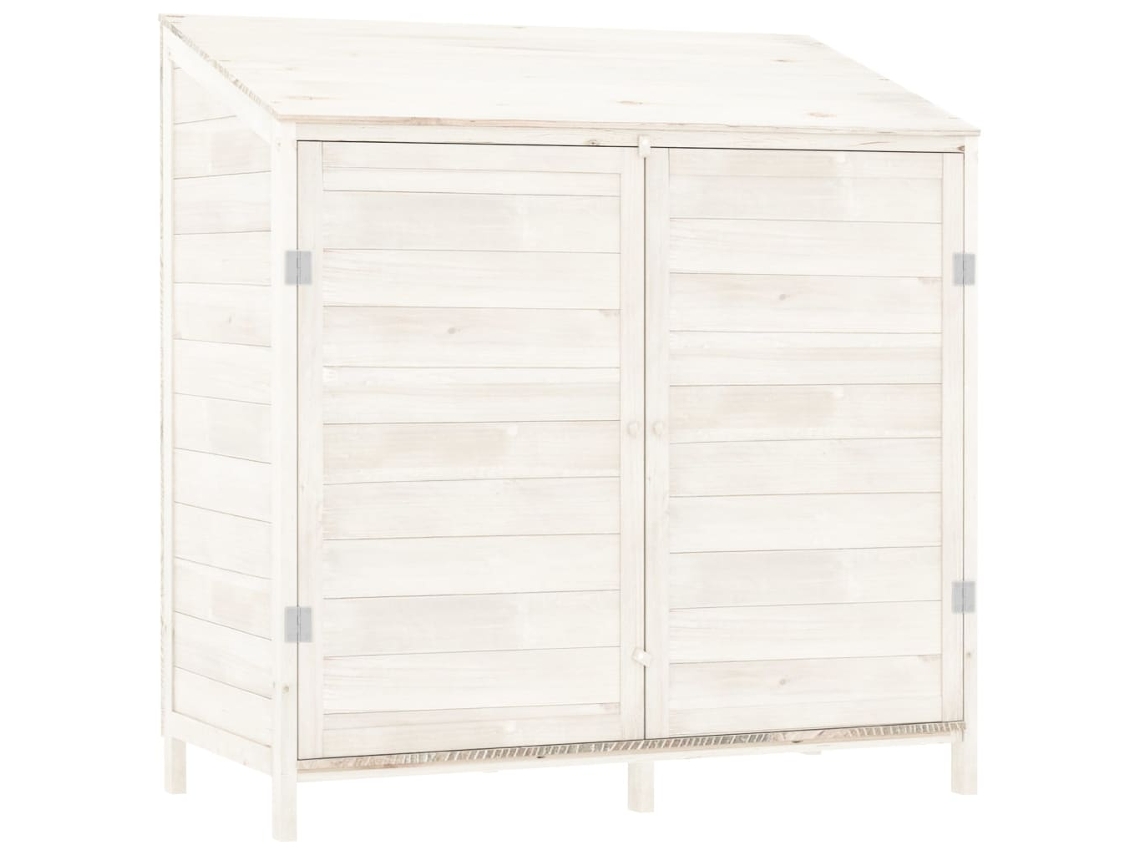 Abrigo de Madeira MAISON EXCLUSIVE 102x52x112 cm de Abeto Maciça Branco