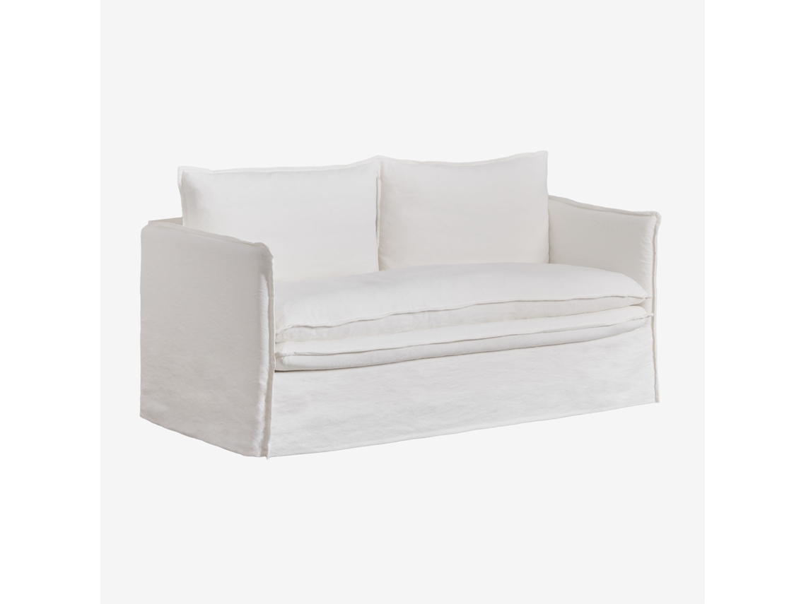 Sofá 2 Lugares Em Linho Grace E Algodão Algodão Linho Sklum