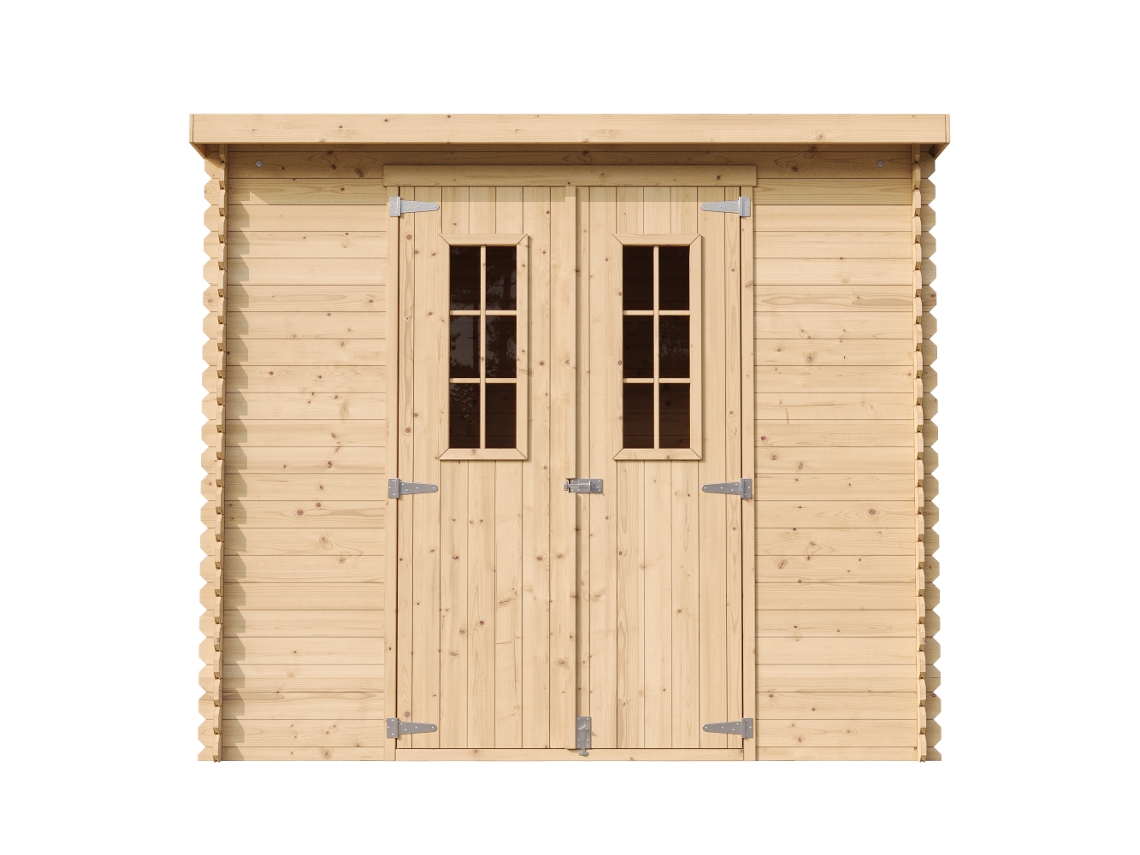 Galpão De Madeira 2,63 M² Timbela M310cm310g H200 X 239 X 142 Cm