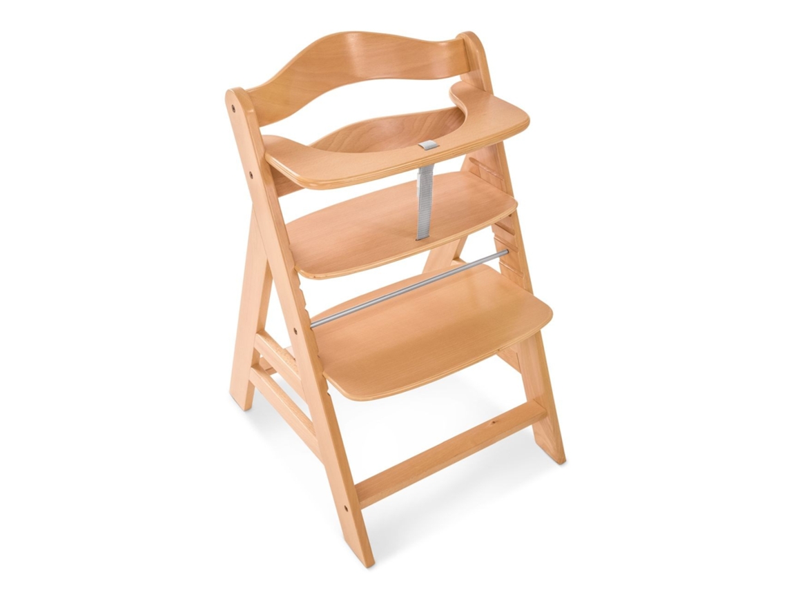 Cadeira Alta Conversível De Madeira Alpha Da Natural HAUCK