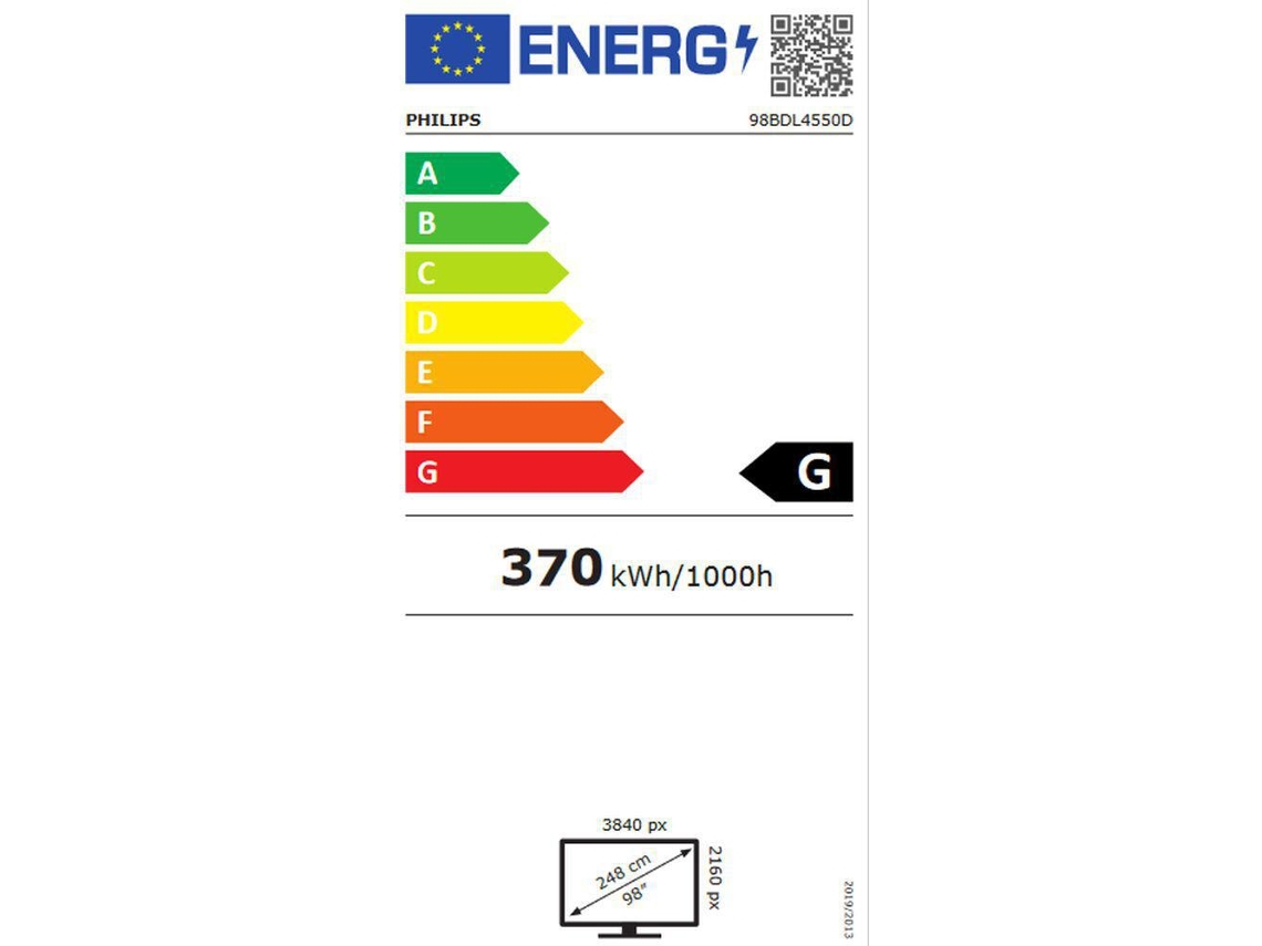 Televisão Led Philips 98Bdl4550D/00 98