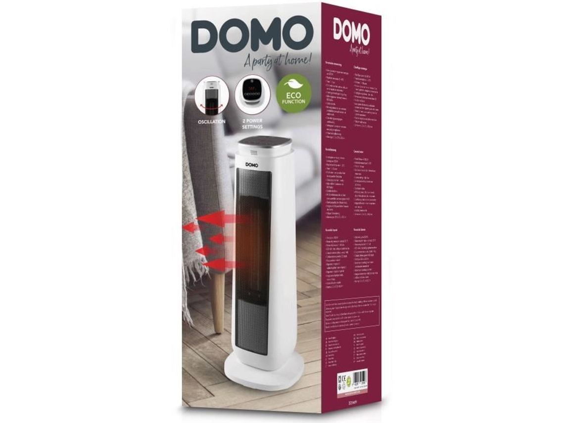 Conversor Dome Do7347h 2000 W Branco 21,5 X 21,5 X 58,3 Cm