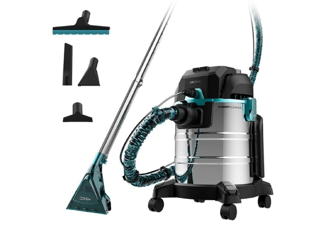 Aspirador Sólidos, Líquidos, Estofos E Tapetes Com Cabo Conga Carpetclean 20000 Max Cecotec