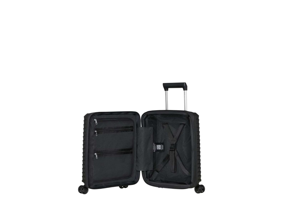 Mala De Cabina Upscape Underseater 45cm 4 Rodas Expansível Preto 28º Samsonite