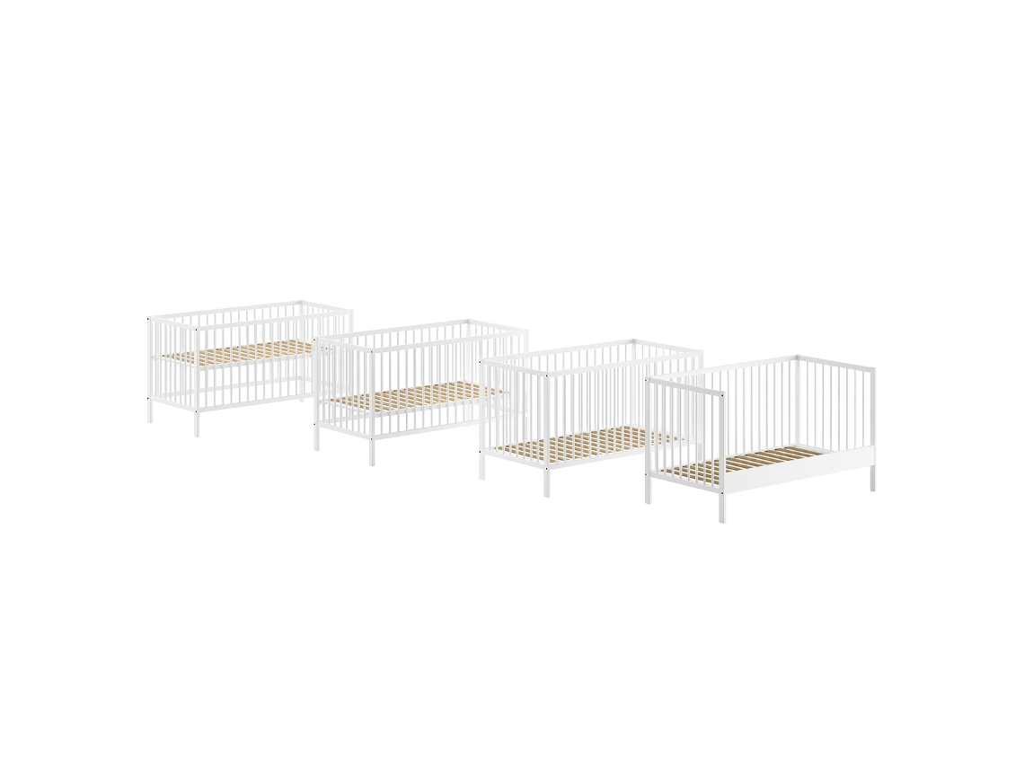 Berço e Muda-Fraldas Vipack Meryl 70X140 Branco PETITS-MEUBLES