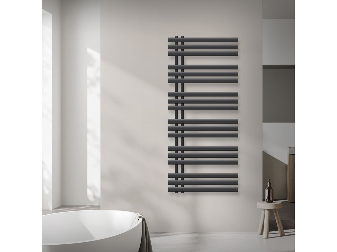 Radiador de Casa de Banho Ferro em com Elemento de Aquecimento 900w Luxebath