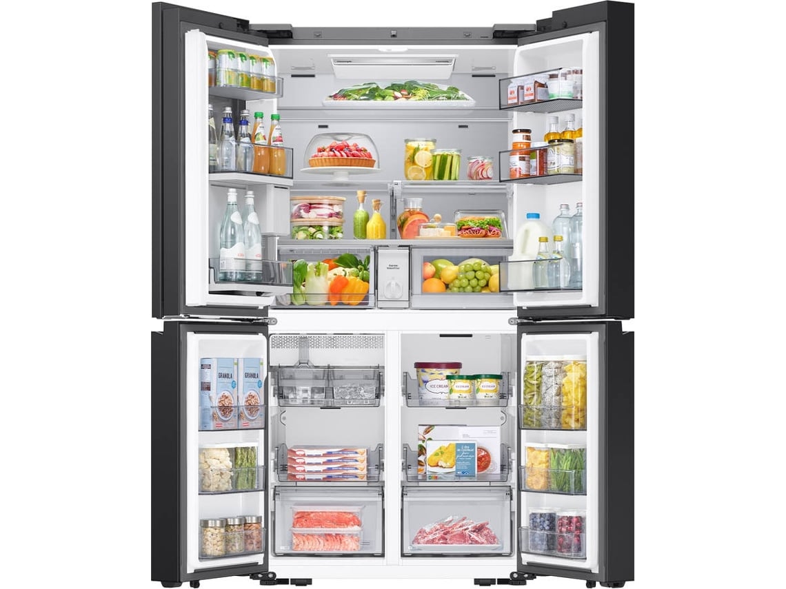 Frigorífico Americano SAMSUNG RM90F67CECEF (No Frost - 185.3 cm - 654 L - Preto)