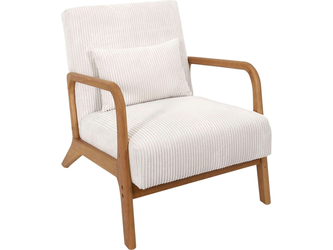 Cadeirão Scott 83x64x75cm Bege KASA 1 un