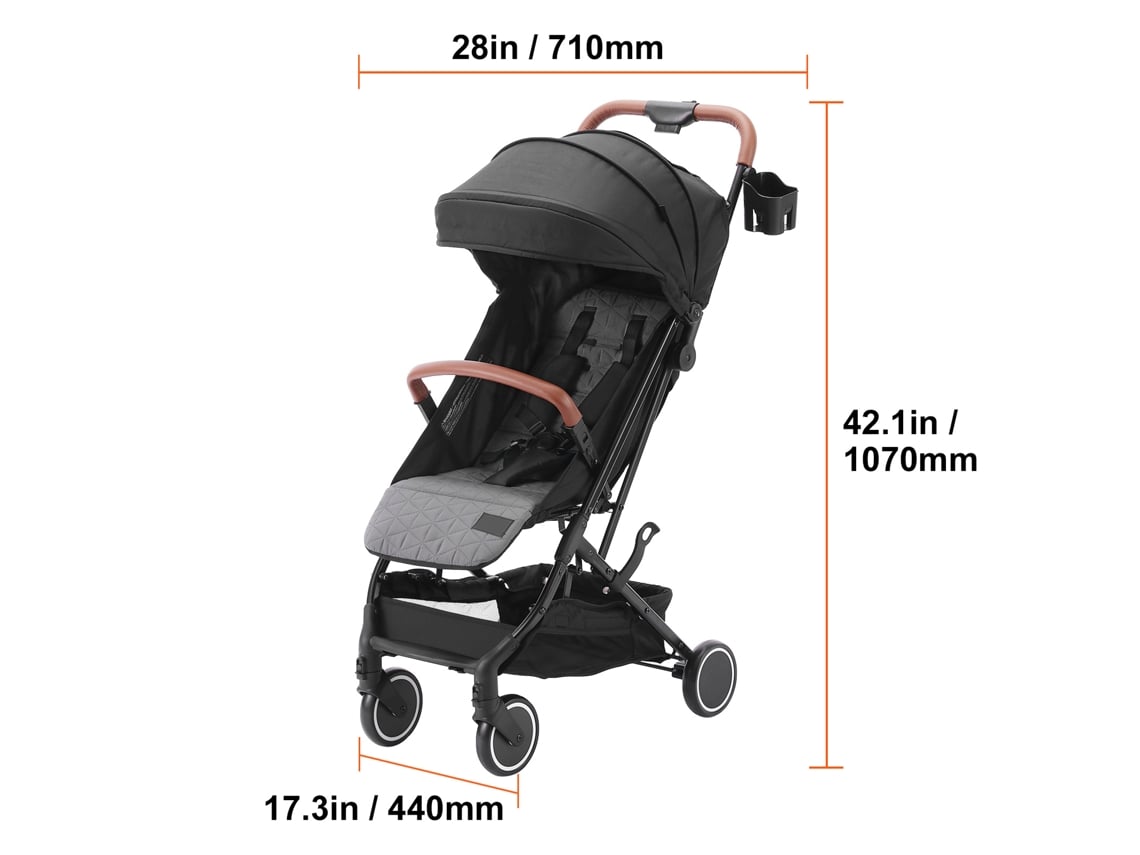 Carrinho De Bebê Padrão Succebuy, Carrinho De Criança Com Encosto Ajustável