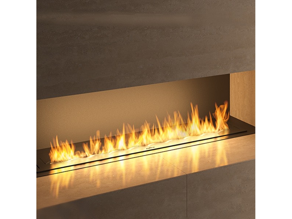 Queimador de bioetanol preto integrado SLIM BLACK BURNER 1200 OUTINFIRE