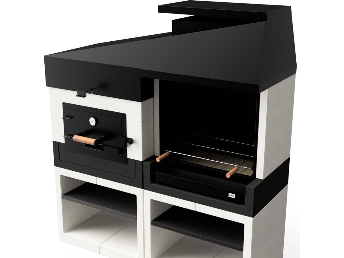 Churrasqueira TUOZI Conjunto Forno Kitaway Otte (168x63x192cm)