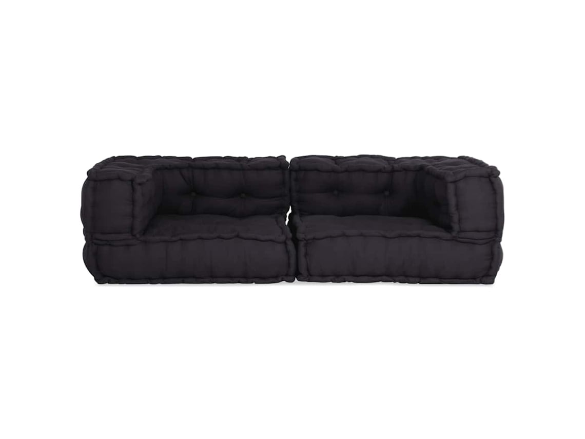 Pufe Vidaxl Antracite Tecido (140x70x36 Cm)