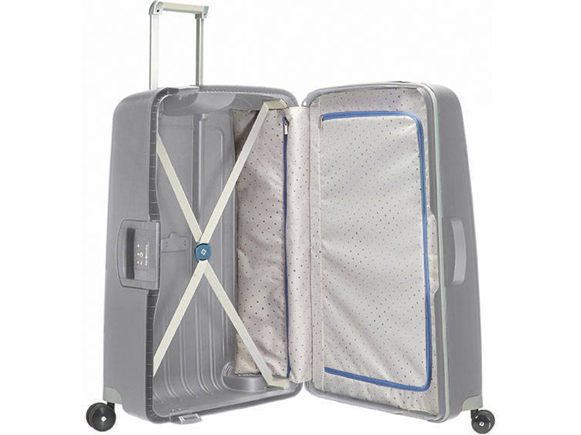 Mala de Viagem Grande SAMSONITE S'Cure Prateado (75x52x31cm - 102 L)