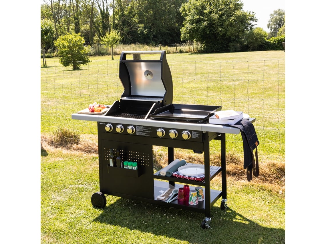 Barbecue HAPPY GARDEN Vesuvio Duo 3 Queimadores Placa 3 Queimadores