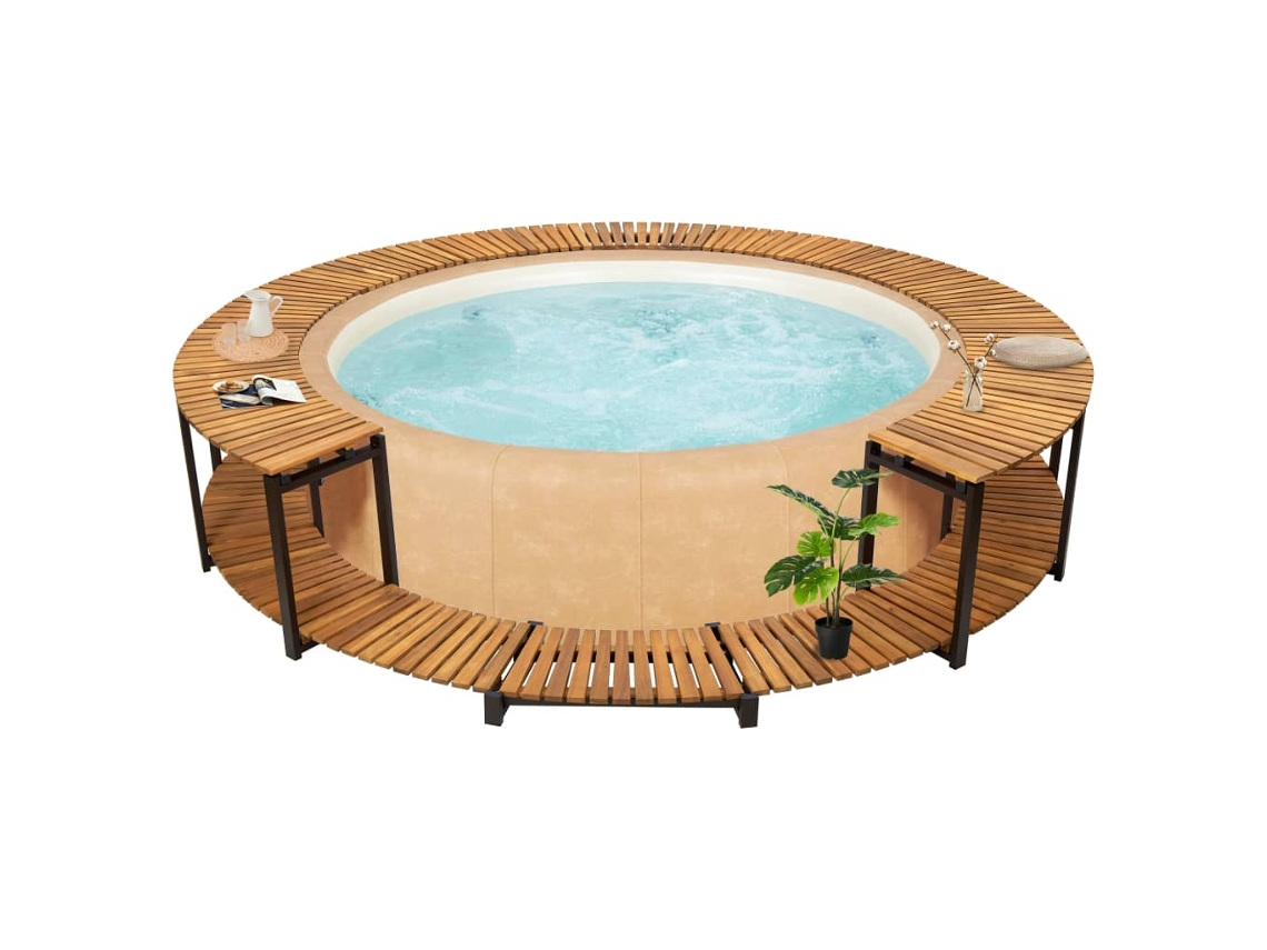 Contorno de spa VIDAXL (273 x 273 x 53 cm)