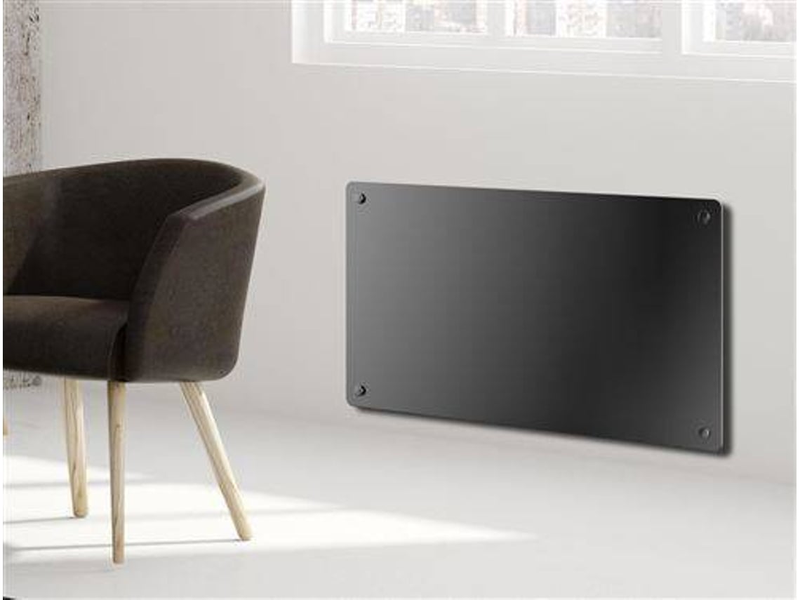 Aquecedor Convector PURLINE Panel Glass1500 (1500 W - Preto)