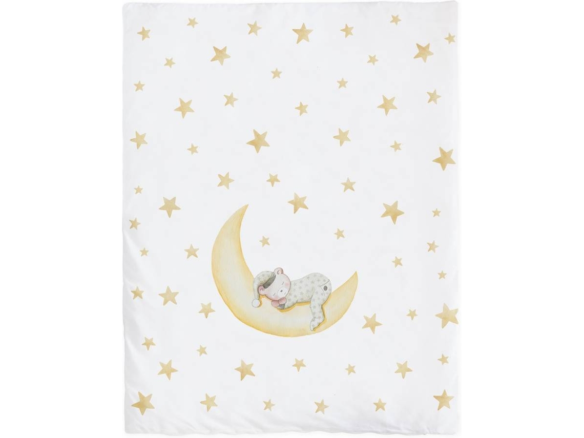 Berço e Roupa de Cama NAFNAF Marlon Night Bege (63x12x123 cm)