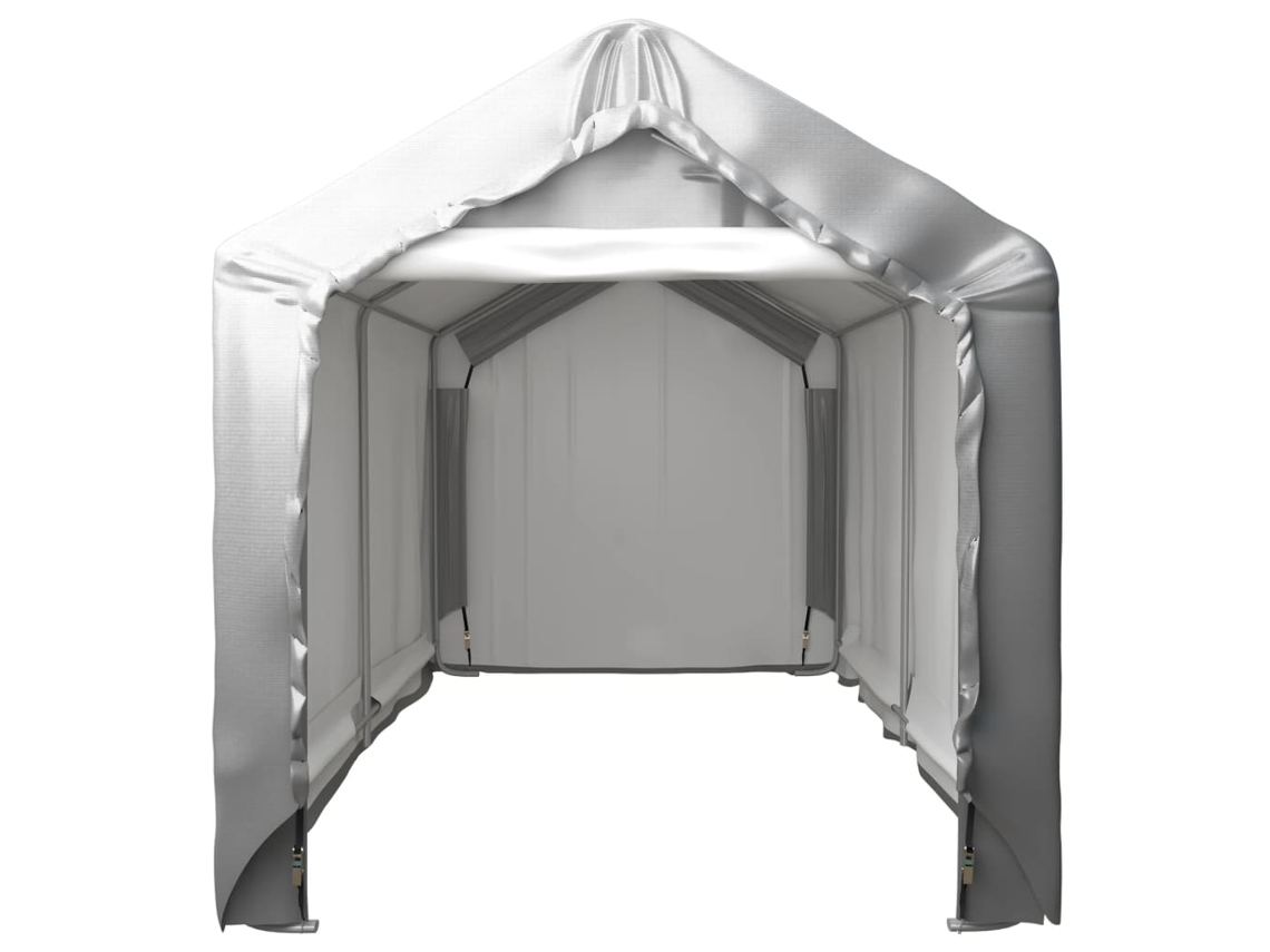 Abrigo MAISON EXCLUSIVE 180x300 cm Aço Cinzento