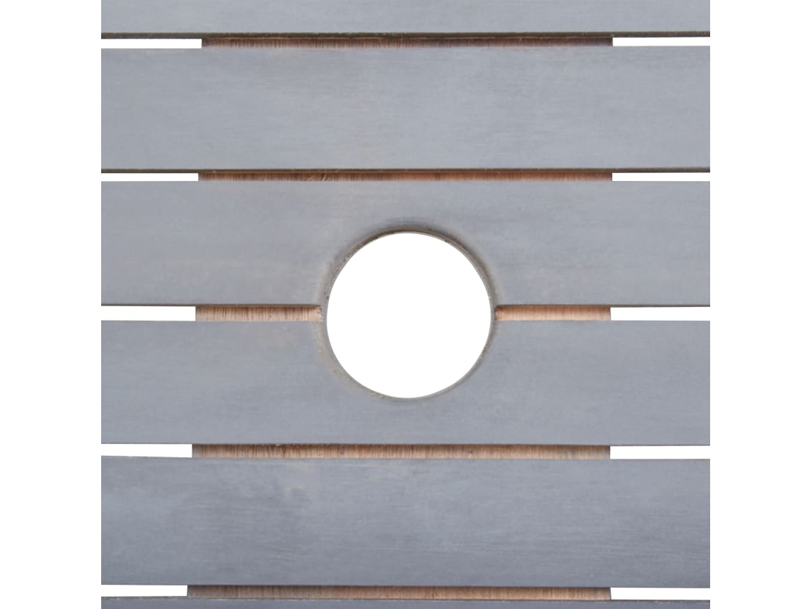 Mesa de Jardim Dobrável 160X85X75 Cm Madeira de Acácia Maciça PANGSHIYUAN