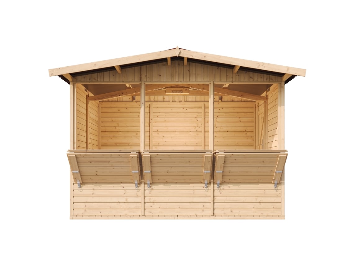 Abrigo de Madeira TIMBELA M150A (6 m² - 232x336x263 cm)