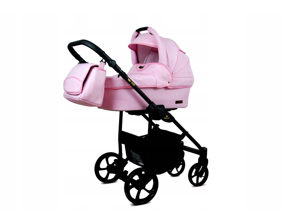 Carrinho de Bebé Multifuncional BABYLUX AIR 4 Em 1- Sweet pink - Ajustável e dobrável Construção leve em alumínio - Reversibilidade - Acessórios