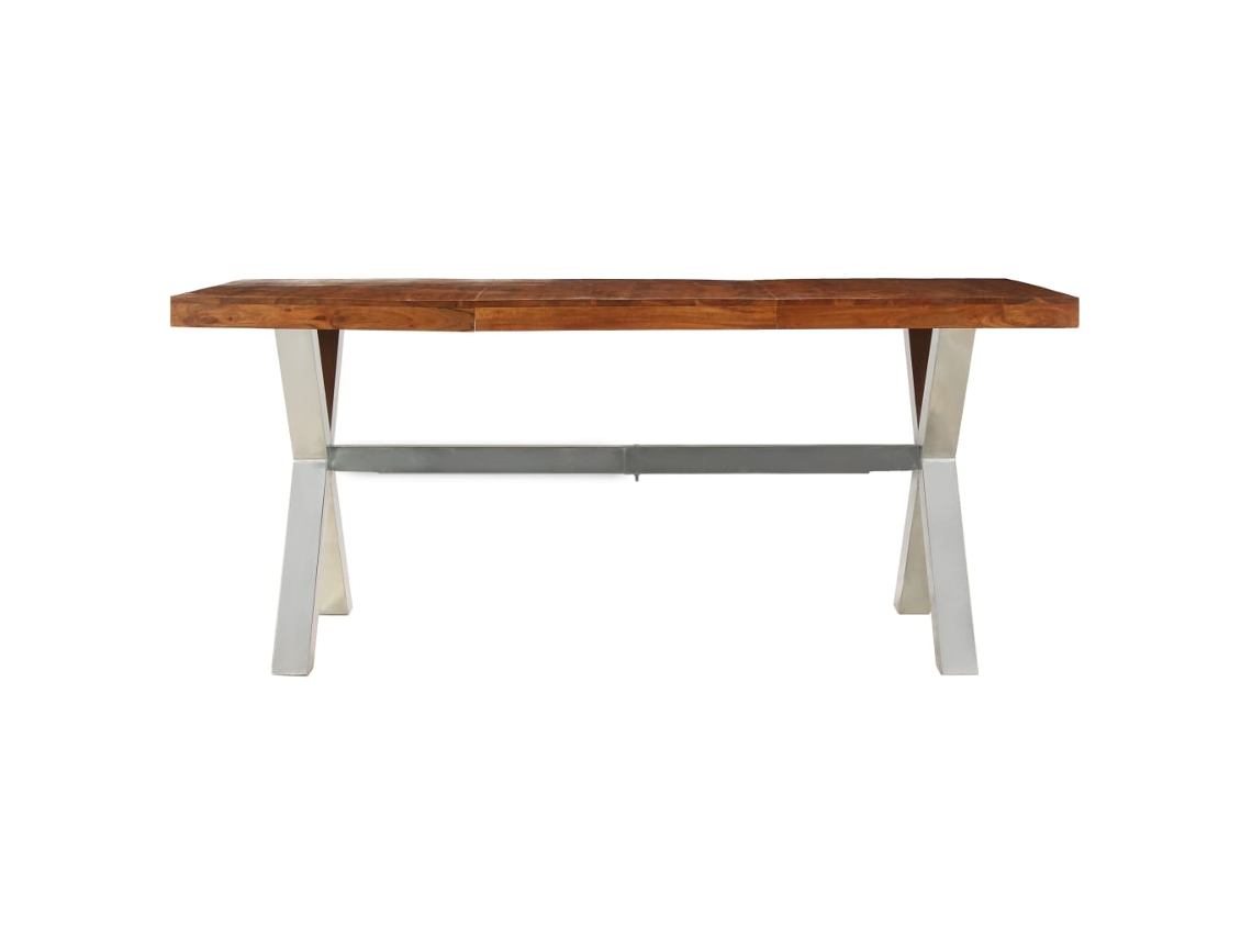 MAISON EXCLUSIVE Mesa Jantar Madeira Maciça com Acabamento Sheesham 180X90X76 cm