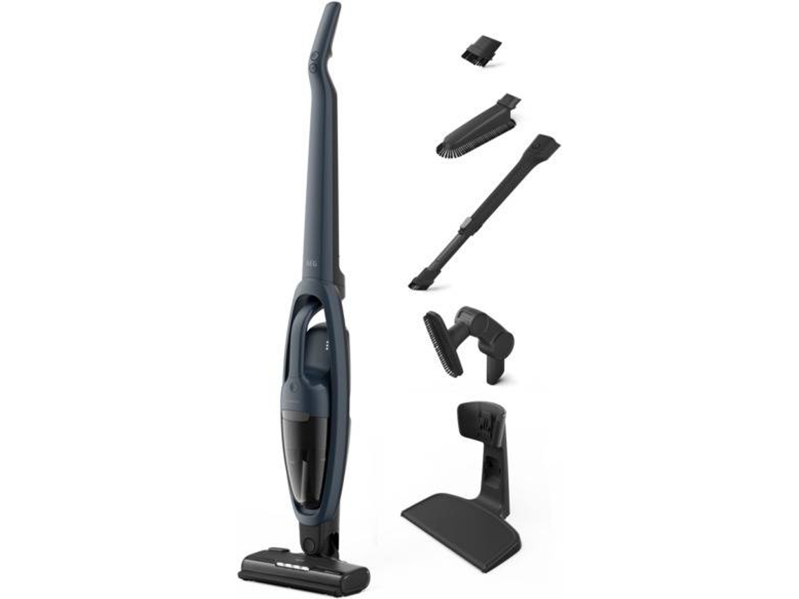 Aspirador Vertical AEG AS52CB18DB (18 V - Autonomia 45 min - 300 ml)