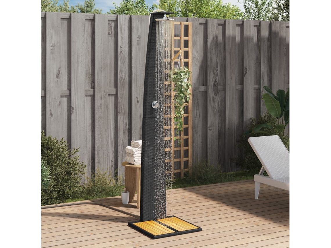 Chuveiro de exterior VIDAXL (55 x 60 x 224 cm)