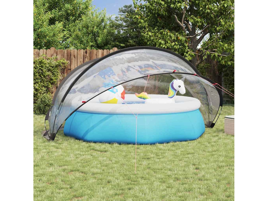 Enclosure De Piscina Vidaxl Transparente Pvc (405 X 405 X 192 Cm)